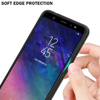 Deksel Samsung Galaxy A6 PLUS 2018 Case Cover (svart)