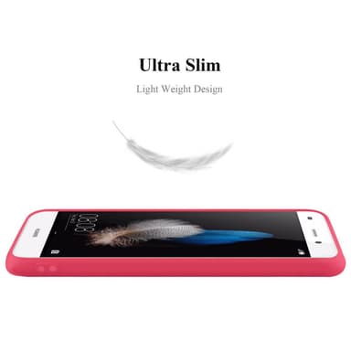 Deksel Huawei P8 LITE 2015 Silikon cover (rød)