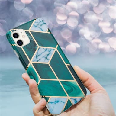 iPhone 11 lommebokdeksel etui (grønn)