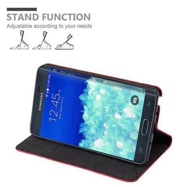 Samsung Galaxy NOTE EDGE lommebokdeksel case (rød)
