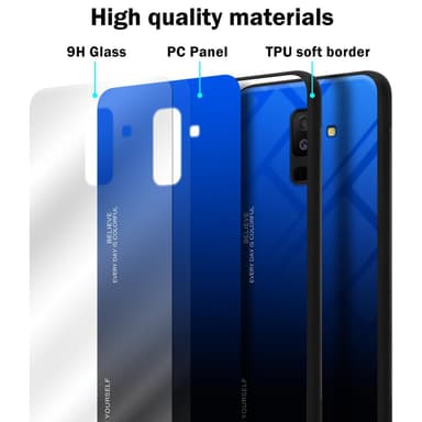 Deksel Samsung Galaxy A6 PLUS 2018 Case Cover (svart)