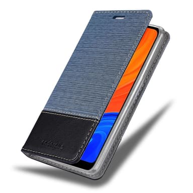 Huawei Y6S lommebokdeksel etui (blå)