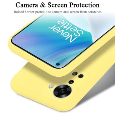 OnePlus Nord 2T silikondeksel case (gul)