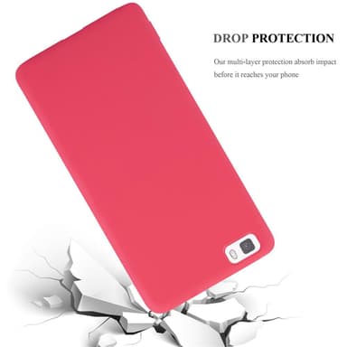 Deksel Huawei P8 LITE 2015 Silikon cover (rød)