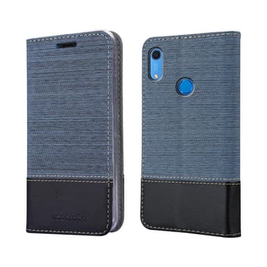 Huawei Y6S lommebokdeksel etui (blå)