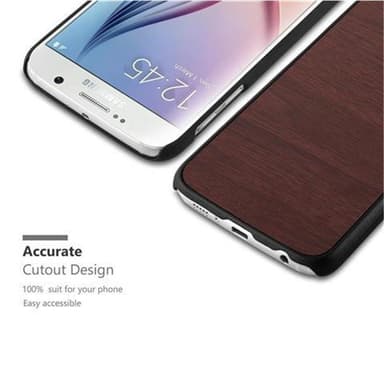 Samsung Galaxy S6 Hardt Deksel Case (brun)