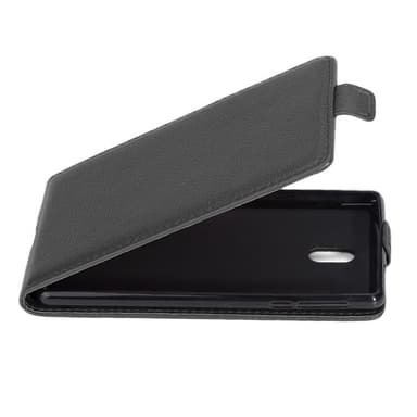 Nokia 3 2017 Deksel Flip Case (svart)