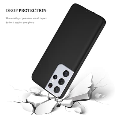 Deksel Samsung Galaxy S22 ULTRA Case Cover (svart)
