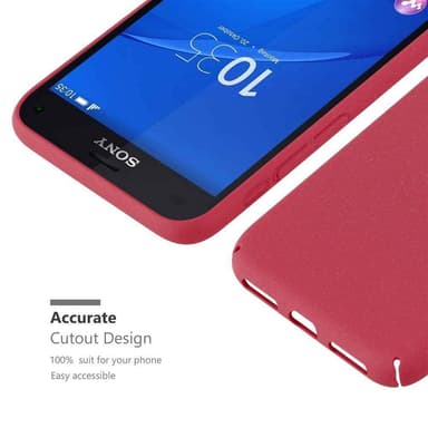 Sony Xperia Z3 COMPACT Hardt Deksel Cover (rød)