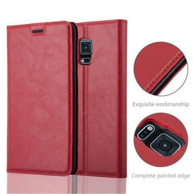 Samsung Galaxy NOTE EDGE lommebokdeksel case (rød)