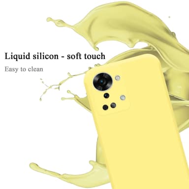 OnePlus Nord 2T silikondeksel case (gul)