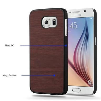 Samsung Galaxy S6 Hardt Deksel Case (brun)