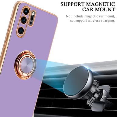 Huawei P30 PRO silikondeksel case (lilla)