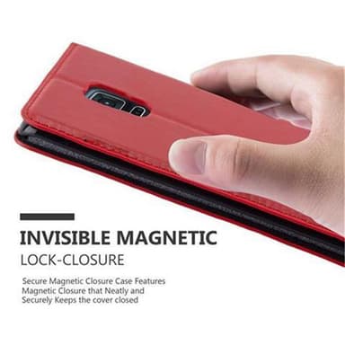 Samsung Galaxy NOTE EDGE lommebokdeksel case (rød)
