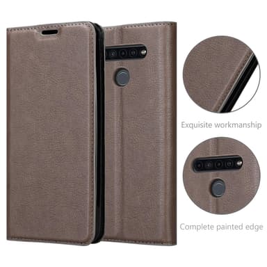LG K41S lommebokdeksel case (brun)