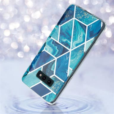 Samsung Galaxy S10 4G lommebokdeksel etui (blå)