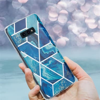 Samsung Galaxy S10 4G lommebokdeksel etui (blå)
