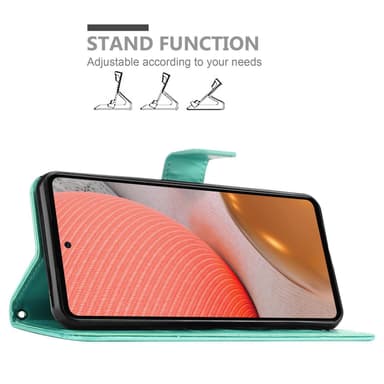 Samsung Galaxy A72 4G / 5G lommebokdeksel Blomster