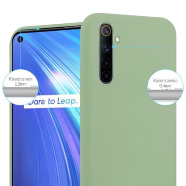 Deksel Realme 6 4G / 6s Silikon cover (grønn)