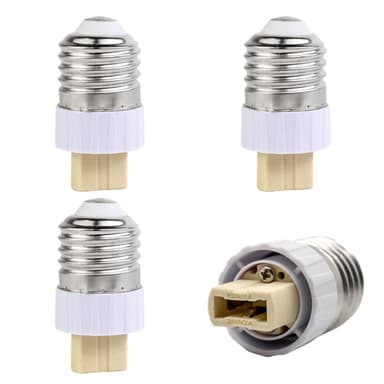 Lampeadapter for omformatering 4x sett (E14 til GU10)