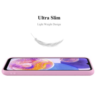 Deksel Samsung Galaxy A23 4G Silikon cover (rosa)