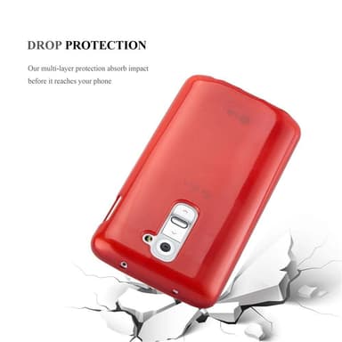 LG G2 MINI silikondeksel cover (rød)