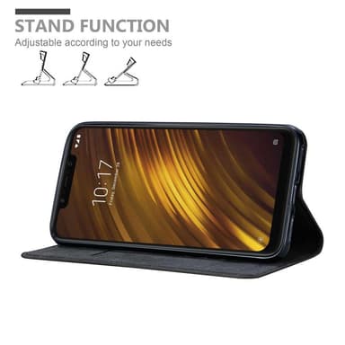 Xiaomi Pocophone F1 lommebokdeksel case (svart)