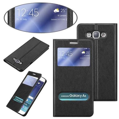 Samsung Galaxy A8 2015 lommebokdeksel cover (svart)