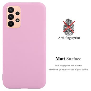 Deksel Samsung Galaxy A23 4G Silikon cover (rosa)