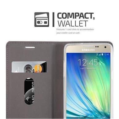 Samsung Galaxy A5 2015 lommebokdeksel etui (grå)
