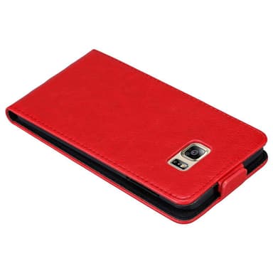 Samsung Galaxy S6 EDGE PLUS deksel flip cover (rød)