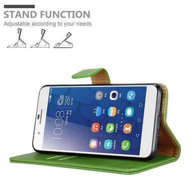 Honor 6 PLUS lommebokdeksel etui (grønn)