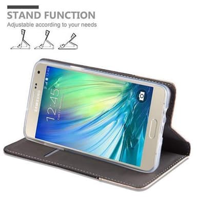 Samsung Galaxy A5 2015 lommebokdeksel etui (grå)