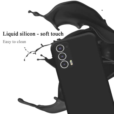 Motorola EDGE 20 silikondeksel case (svart)