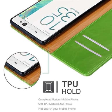 Sony Xperia XA ULTRA lommebokdeksel etui (grønn)
