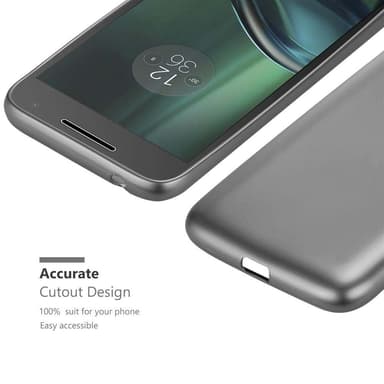 Deksel Motorola MOTO G4 PLAY Case Cover (grå)