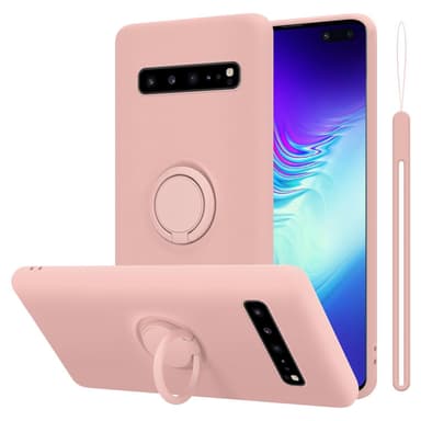 Deksel Samsung Galaxy S10 5G Ring Case (rosa)
