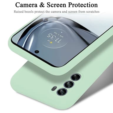 Motorola MOTO G62 5G silikondeksel case (grønn)
