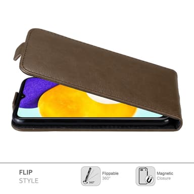 Samsung Galaxy A13 5G deksel flip cover (brun)