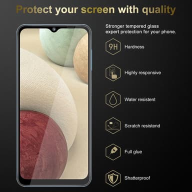 Samsung Galaxy A12 / M12 Skjermbeskytter Skärmskydd