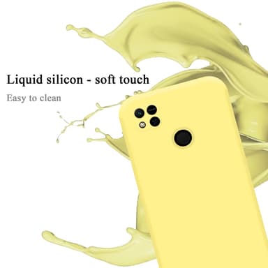Xiaomi RedMi 9C / RedMi 10A silikondeksel case (gul)