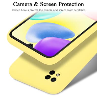 Xiaomi RedMi 9C / RedMi 10A silikondeksel case (gul)