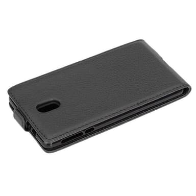 Nokia 3 2017 Deksel Flip Case (svart)