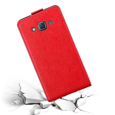 Samsung Galaxy J5 2015 deksel flip cover (rød)