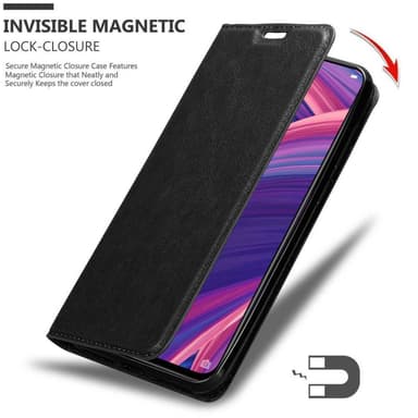 Oppo R17 PRO lommebokdeksel case (svart)