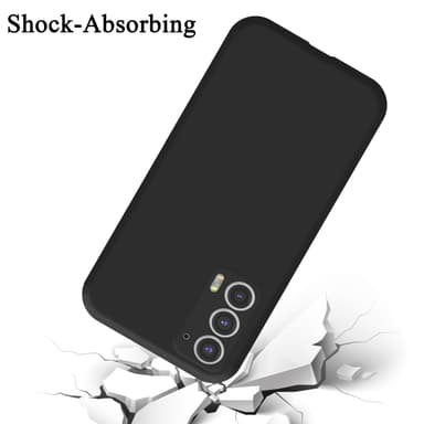 Motorola EDGE 20 silikondeksel case (svart)