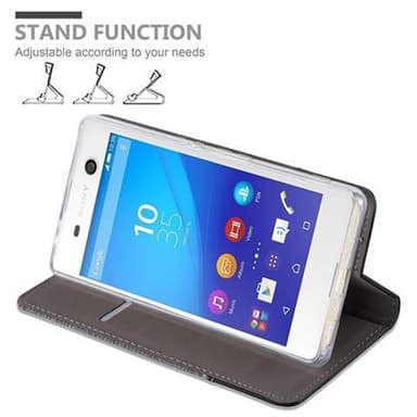 Sony Xperia M5 lommebokdeksel etui (grå)