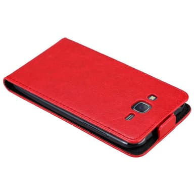 Samsung Galaxy J5 2015 deksel flip cover (rød)