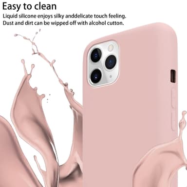 Deksel iPhone 11 PRO med Halskjede (rosa)