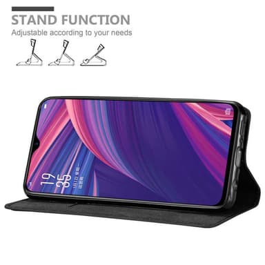 Oppo R17 PRO lommebokdeksel case (svart)